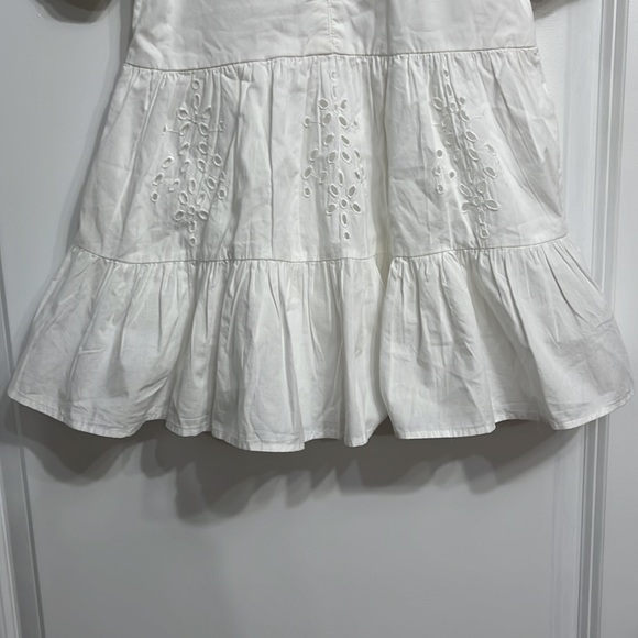 New!Zara Kids Embroidered Poplin Dress - Picture 9 of 12